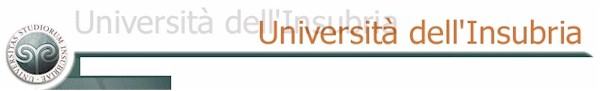Visita il sito web dell'Università Insubria